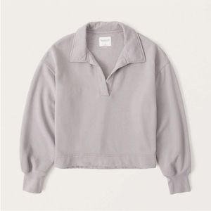 Abercrombie & Fitch Johnny Collar Swing Crew Sweatshirt